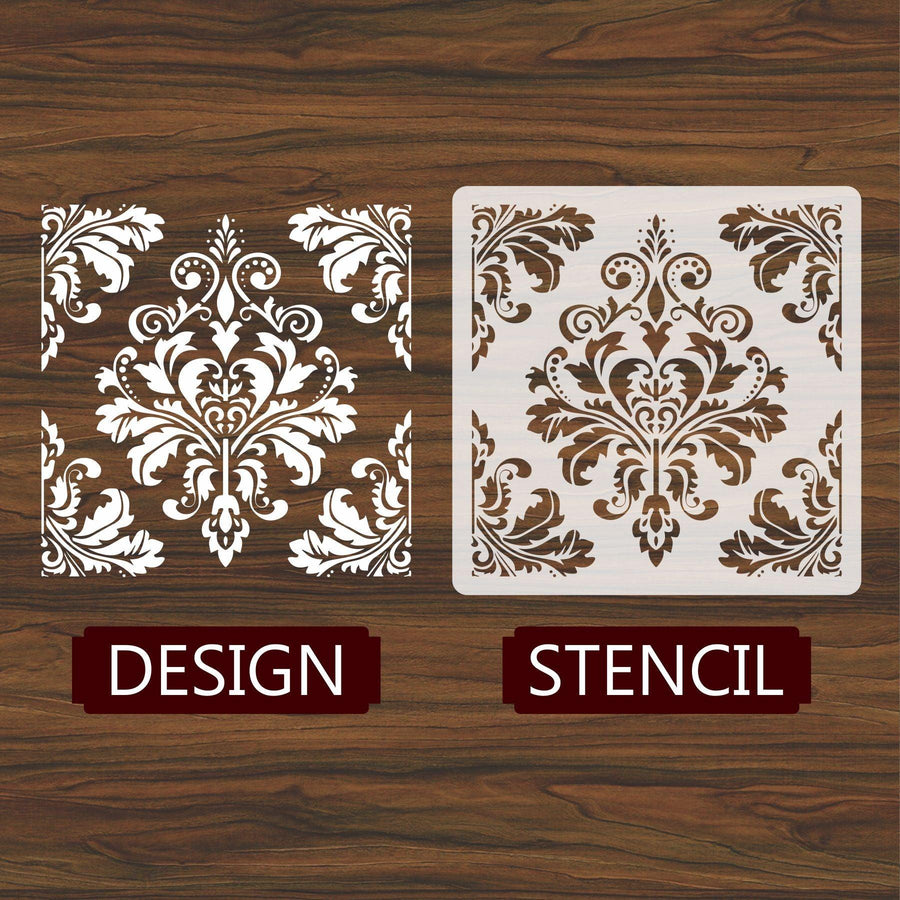 Motif Reusable Stencil Sheetsfor Canvas and wall painting - imartdecor.com