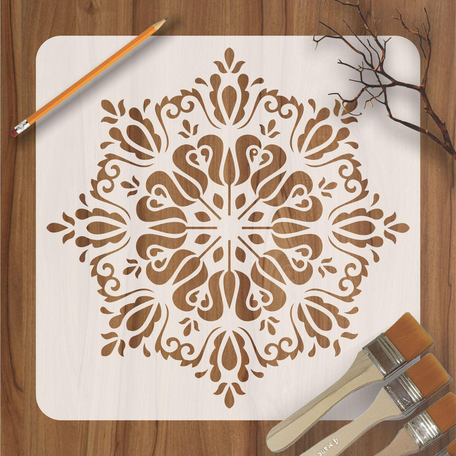 Mandala Art Reusable Stencil for Canvas and wall painting - imartdecor.com