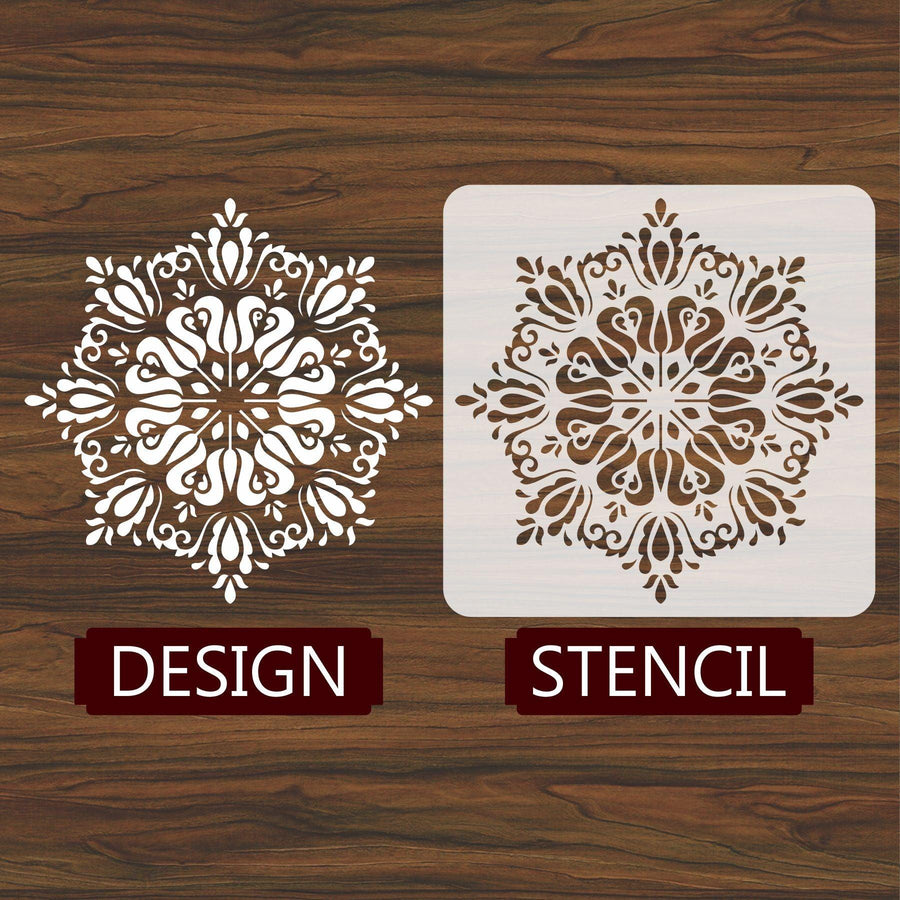Mandala Art Reusable Stencil for Canvas and wall painting - imartdecor.com