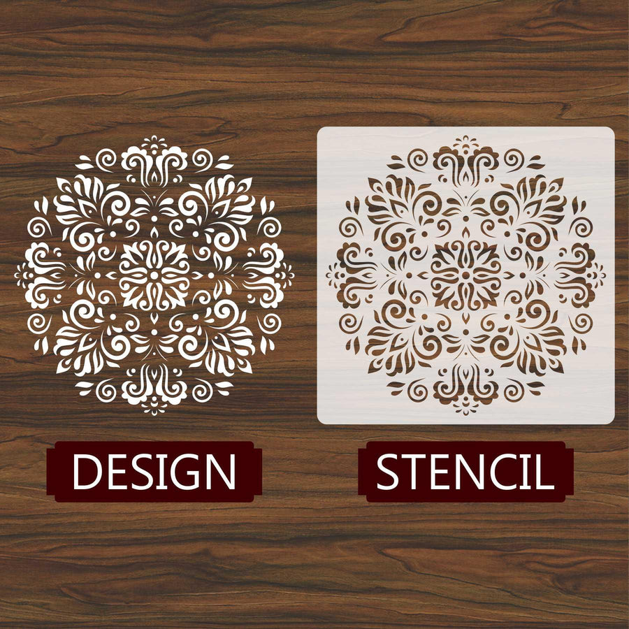 Mandala Reusable Stencil for Canvas and wall painting - imartdecor.com