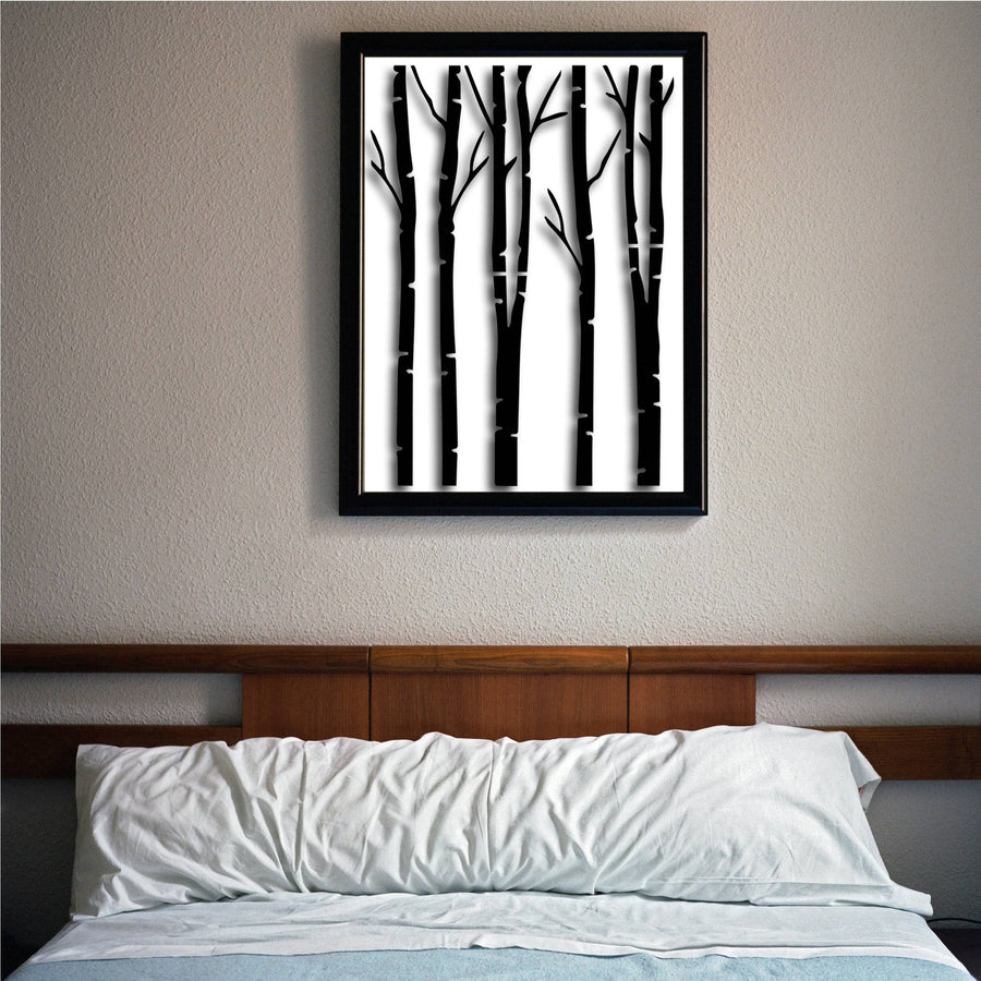Brish Tree Reusable Stencil For Canvas And Wall Painting.ID#147 - imartdecor.com