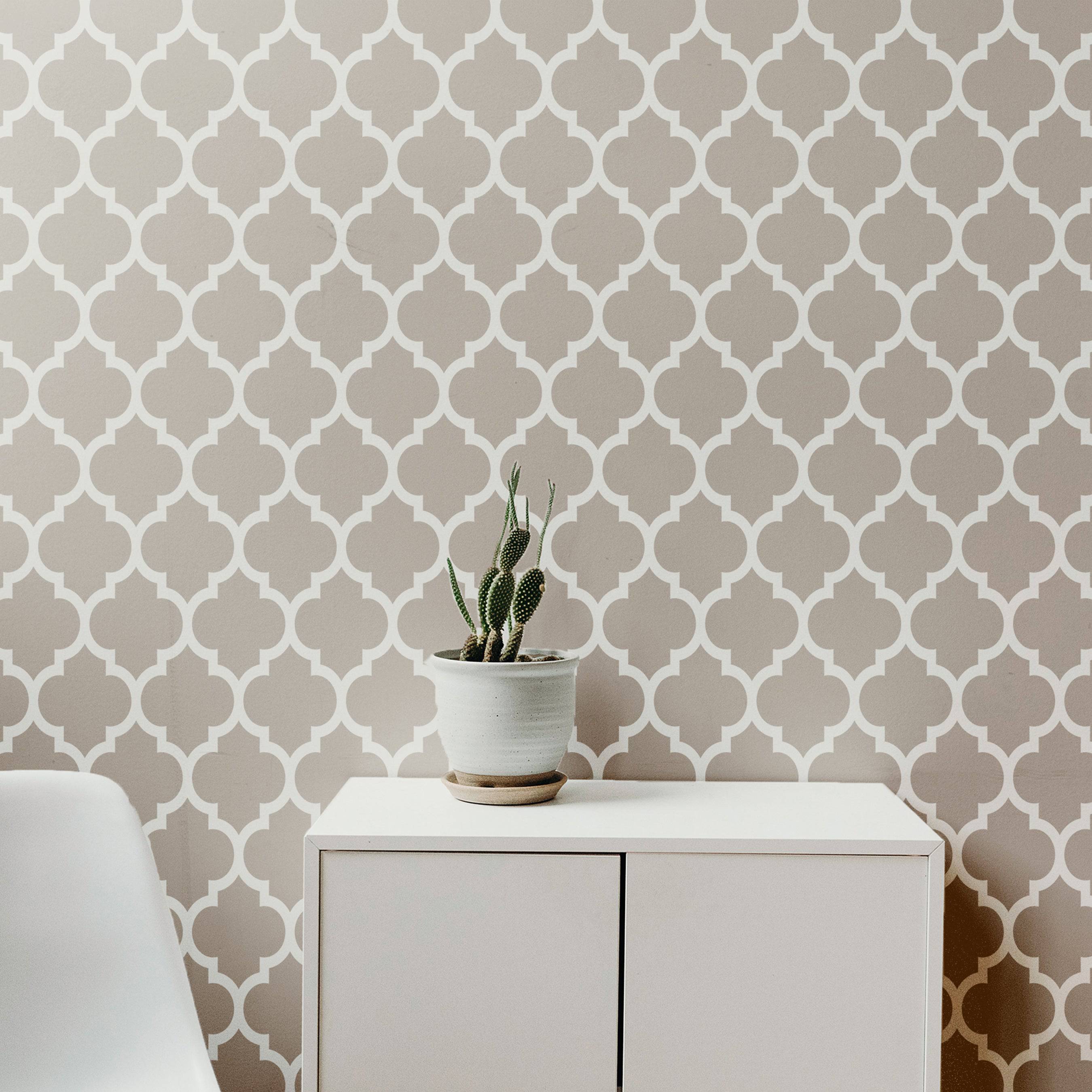 Moroccan Pattern Moroccan Fabric Reusable Stencil For Canvas And Wall ...