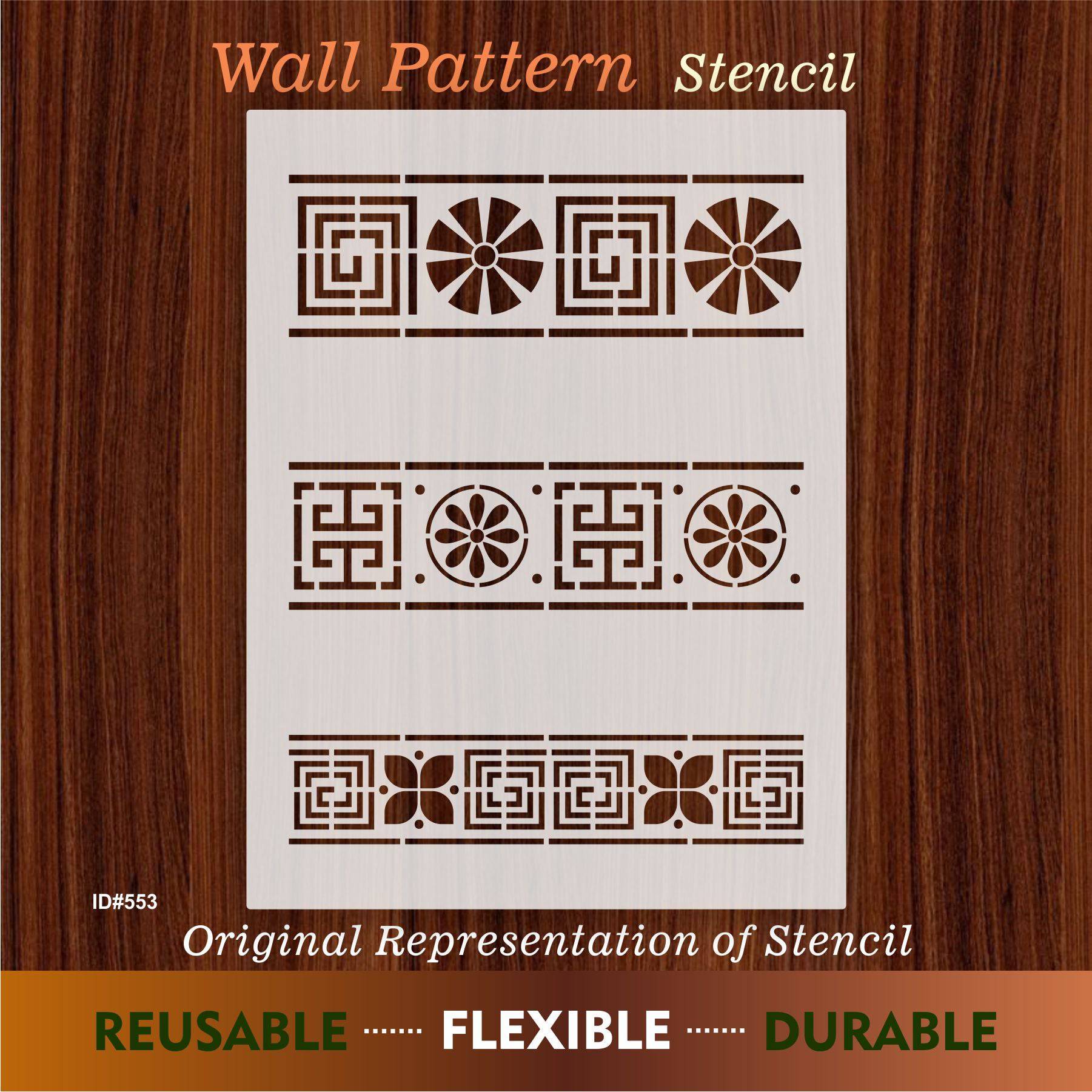 Wall Pattern Stencil Used for Wall Painting Scrapbooking Coloring Embo ...