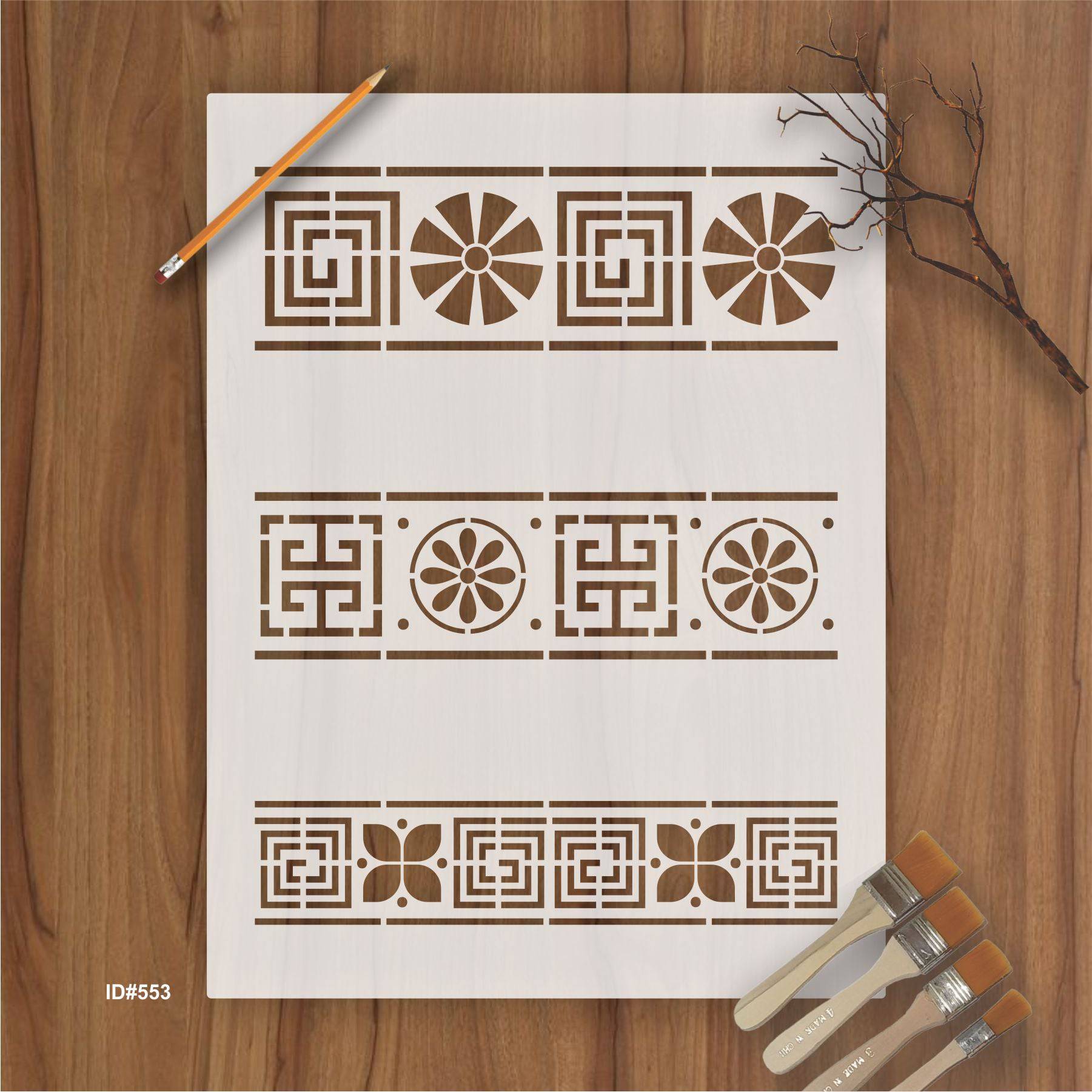 Wall Pattern Stencil Used for Wall Painting Scrapbooking Coloring Embo ...