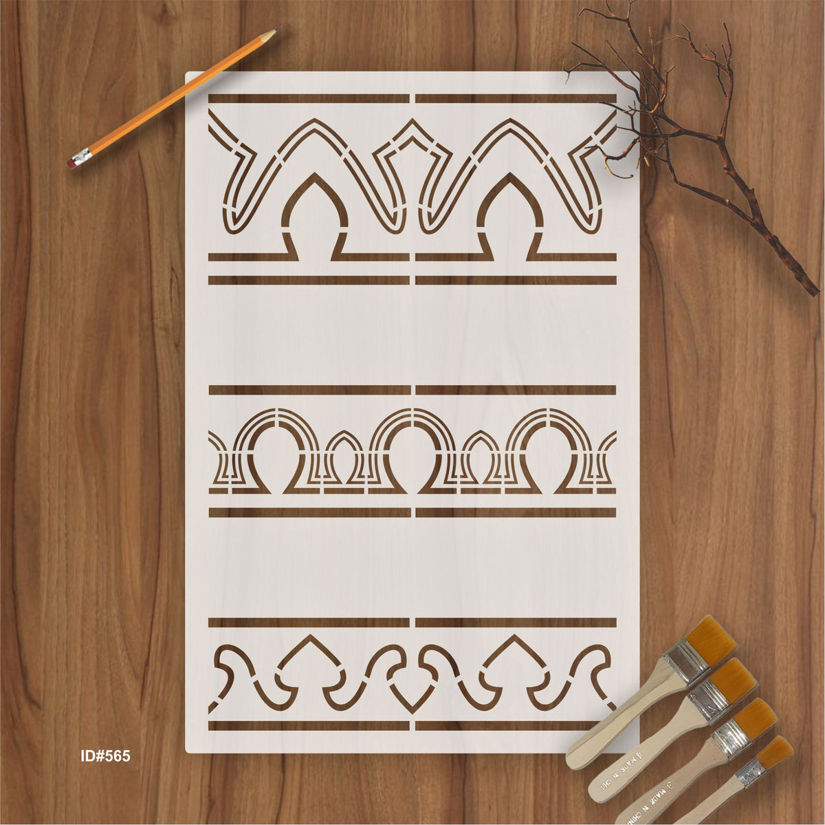 Single Line Embossing Pattern Line Border Stencil Wall Painting Scrapbooking Coloring Embossing Albu ...