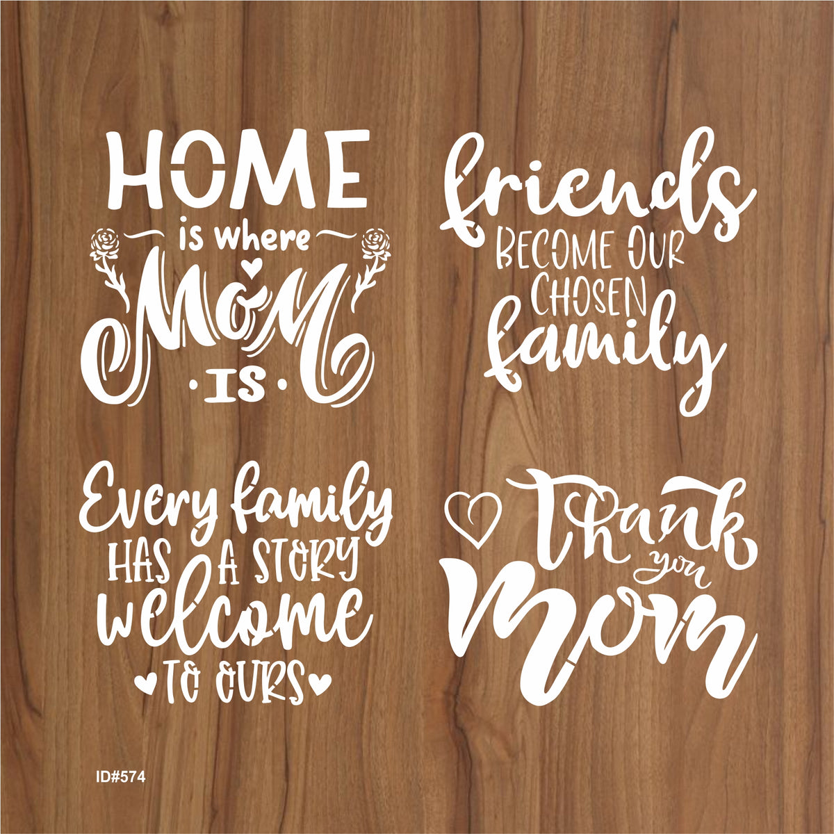 Wording Inspirational Quote Stencils Resuable Plastic Motivational Tem ...