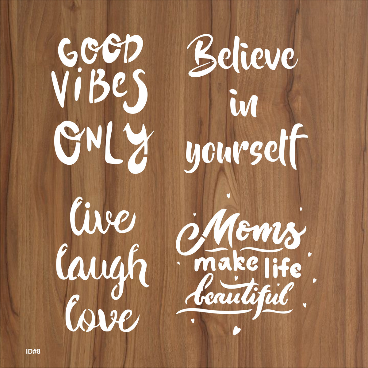 Inspirational Stencils Quotes Brave Valiant Bold Wall Quotes™ Decal