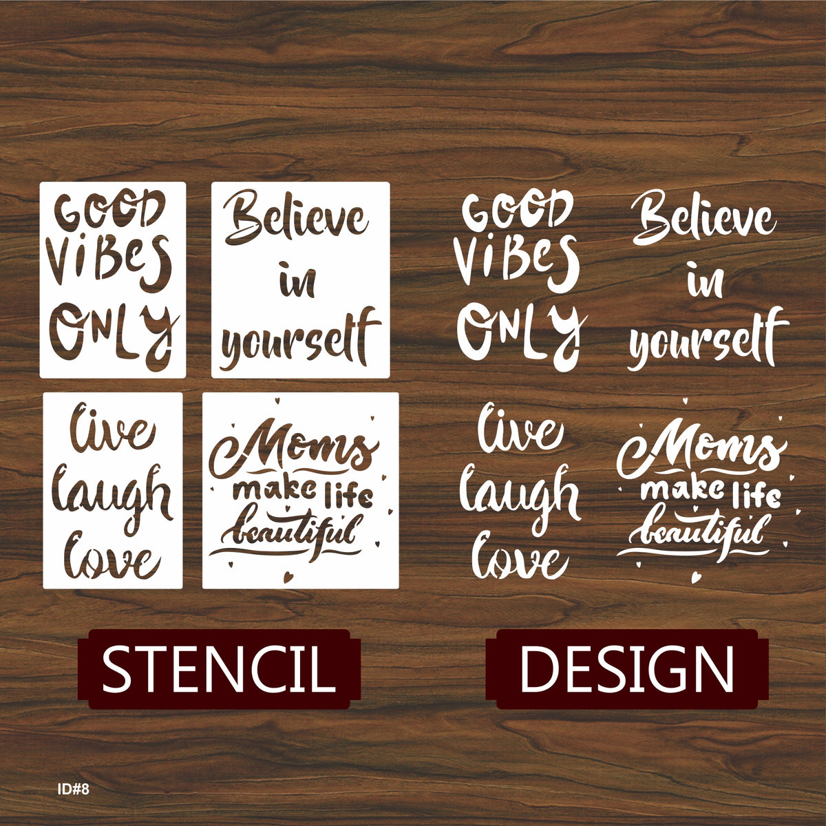 Inspirational Stencils Quotes Brave Valiant Bold Wall Quotes™ Decal