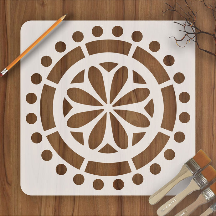 Mandala Reusable Stencil For Canvas And Wall Painting - imartdecor.com