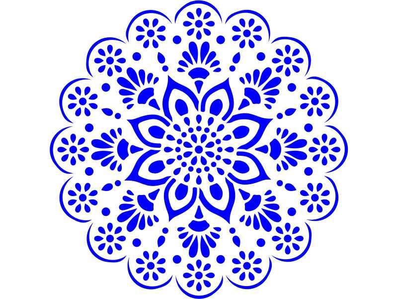 Wall Decoration Mandala Reusable Stencil for Canvas and wall painting ...