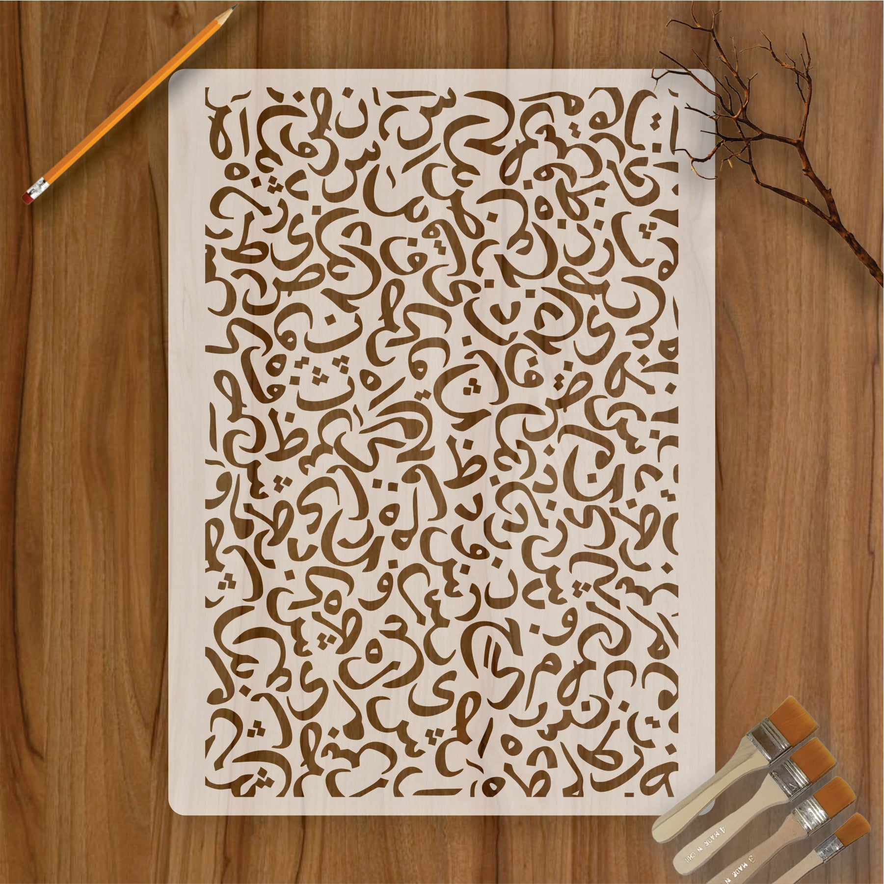 Arabic Alphabet Calligraphy Islamic Reusable Stencil for Canvas and wa – imartdecor.com arabic-alphabet-calligraphy-islamic-reusable-stencil-for-canvas-and-wa-imartdecor-com
