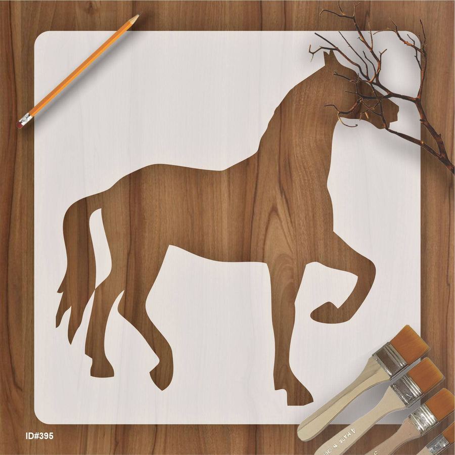 Horse Reusable Stencil For Canvas And Wall Painting.ID #395 - imartdecor.com