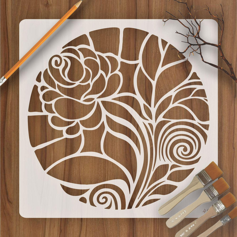 Mandala Reusable Stencil for Canvas and wall painting - imartdecor.com
